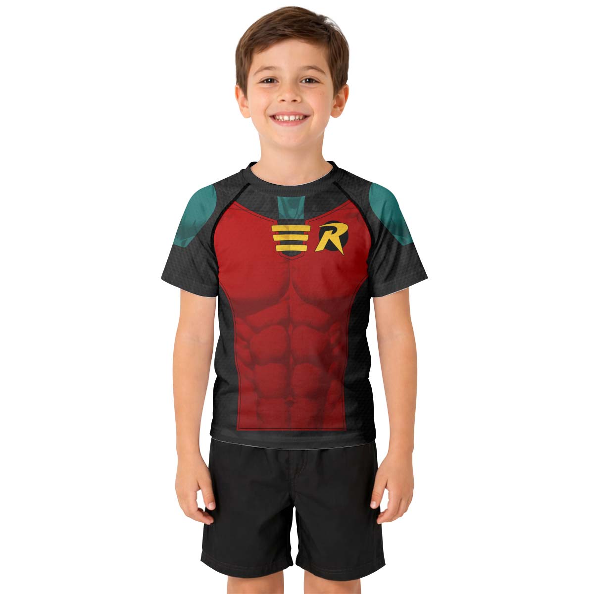  Robin Cosplay Kids Rash Guard