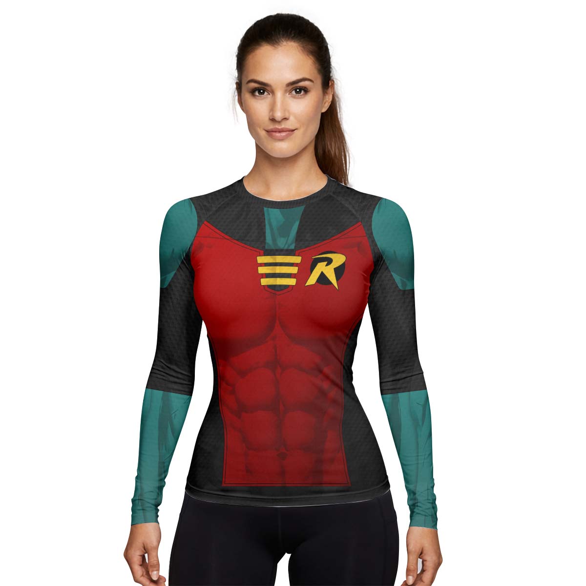  Robin Cosplay Rash Guard