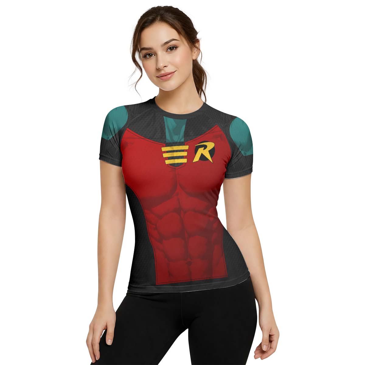  Robin Cosplay Rash Guard