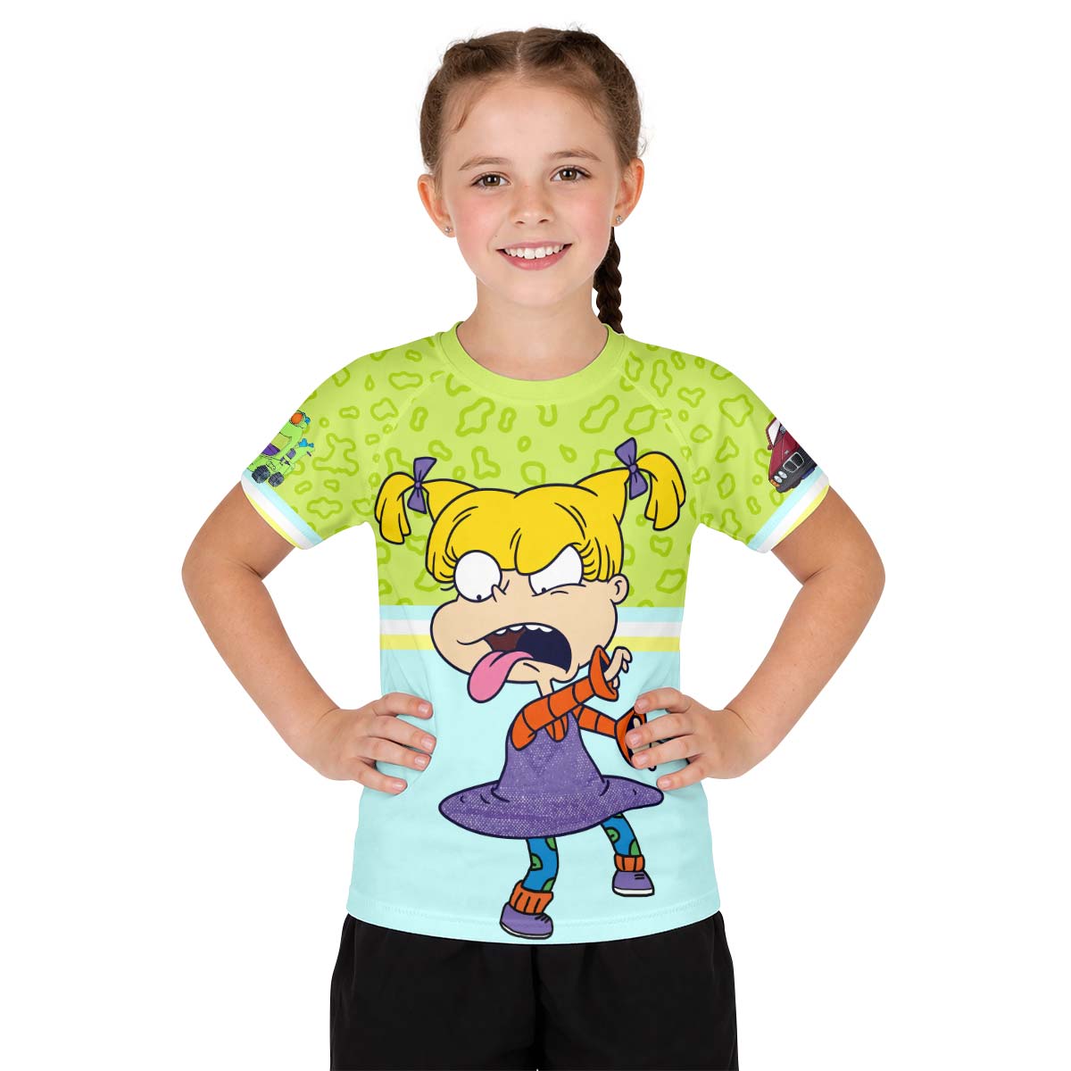 Rugrats Angelica And Tommy Kid Rash Guard