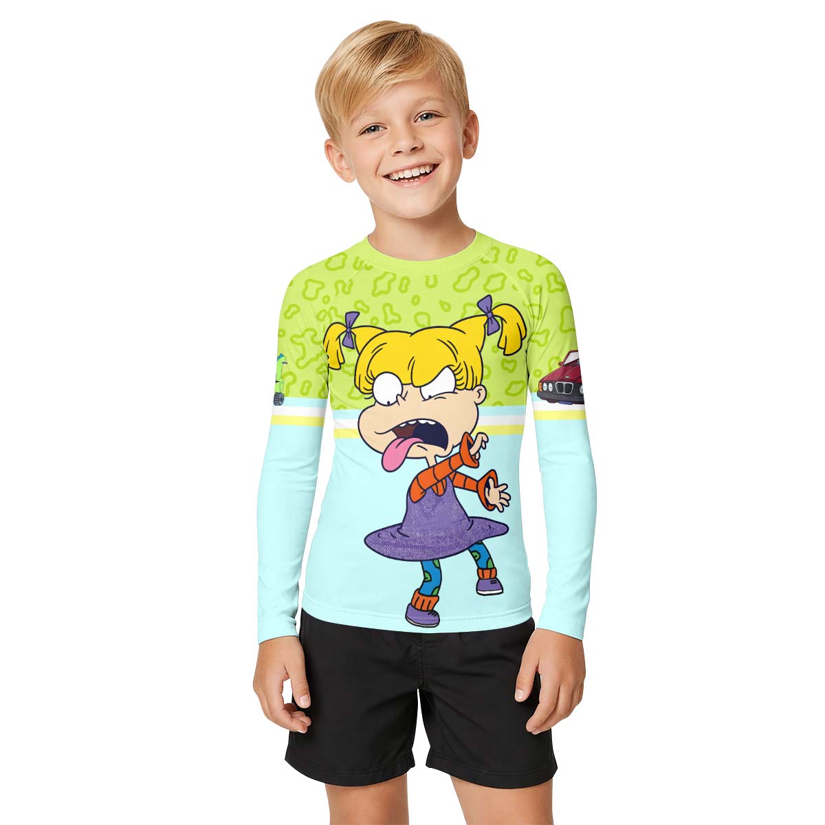 Rugrats Angelica And Tommy Kid Rash Guard