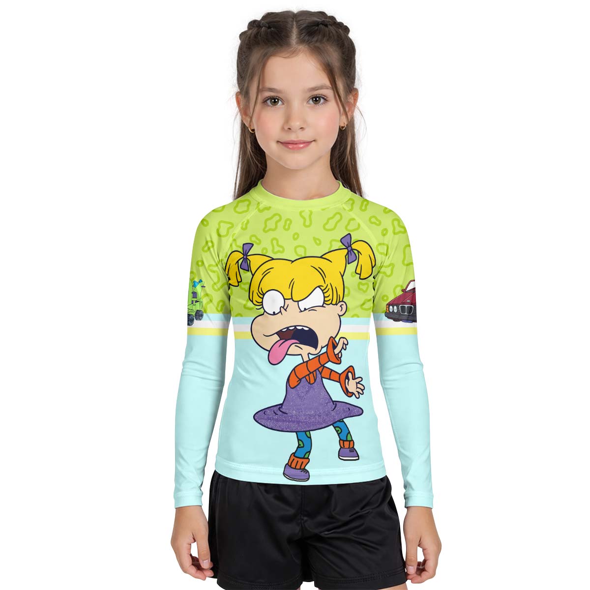Rugrats Angelica And Tommy Kid Rash Guard