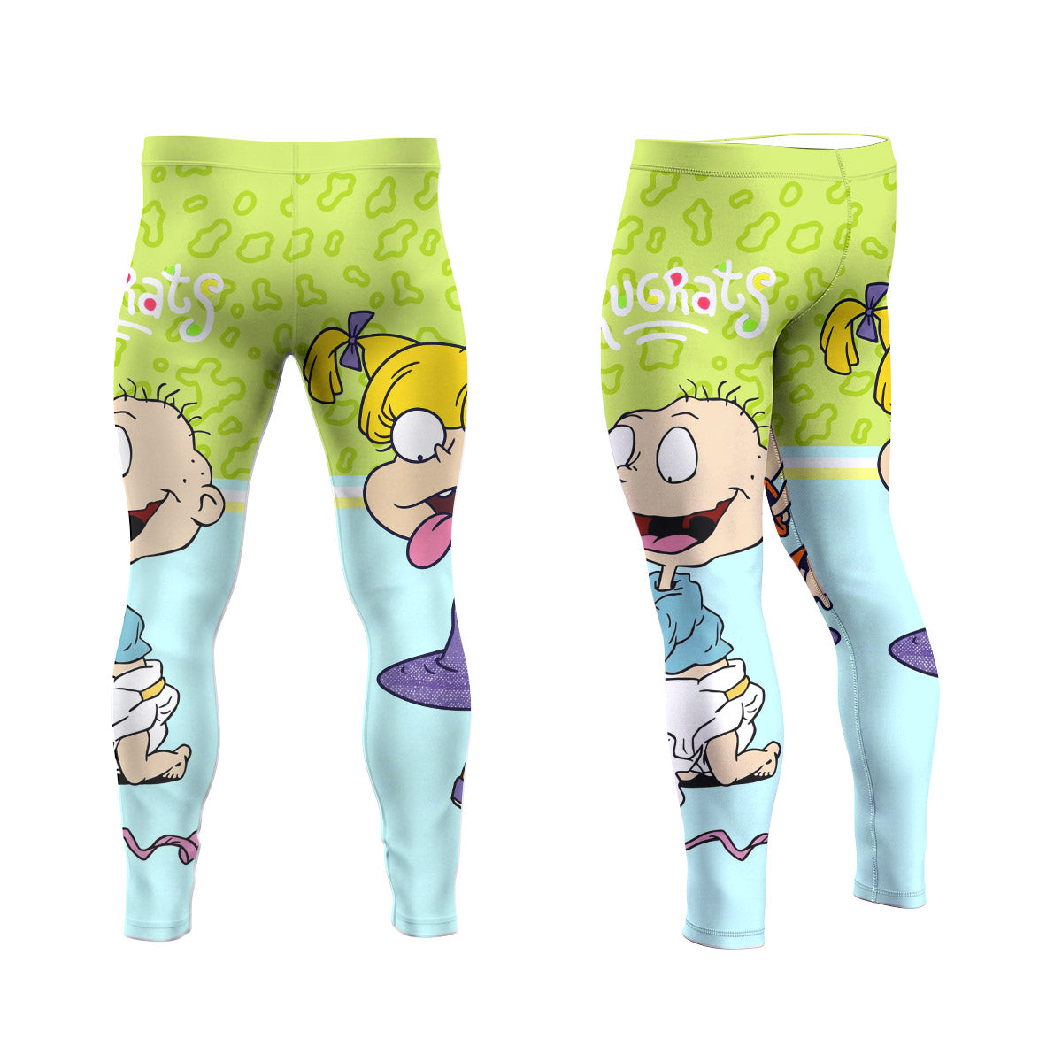  Rugrats Angelica And Tommy Men's Compression Leggings