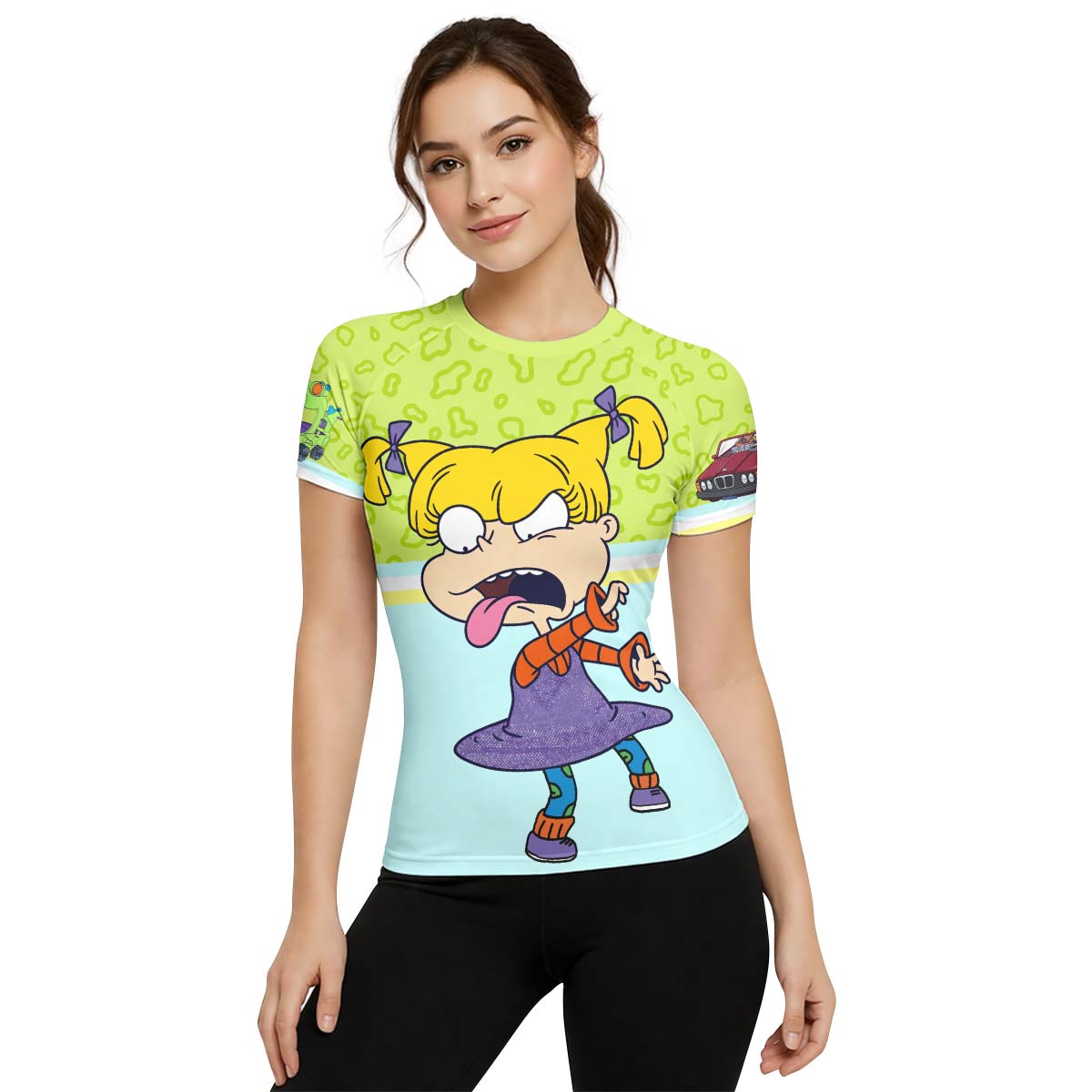 Rugrats Angelica And Tommy Rash Guard