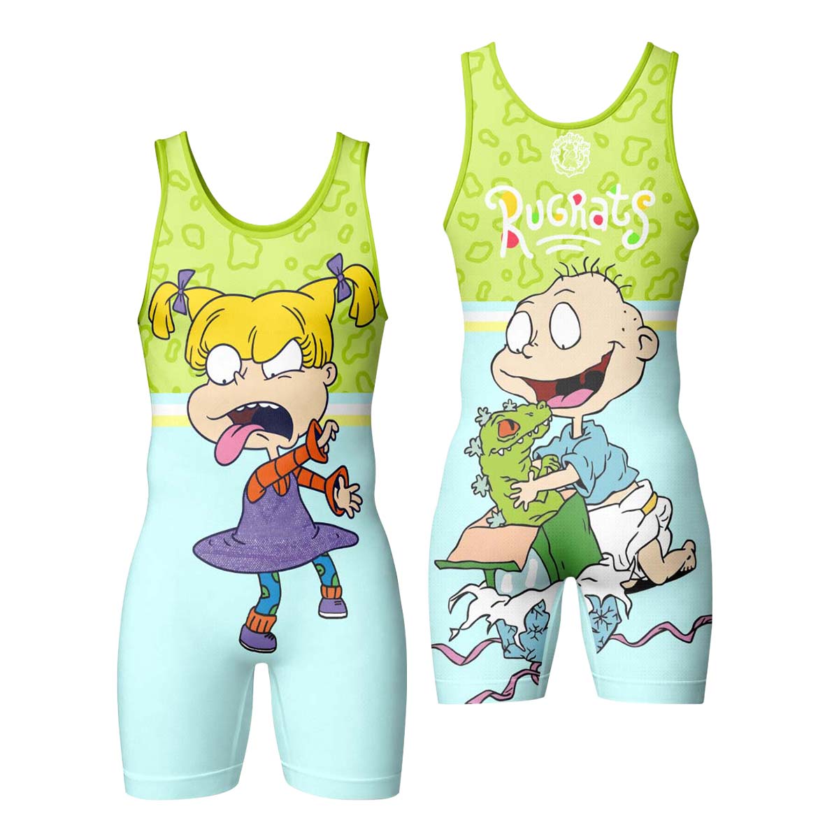 Rugrats Angelica And Tommy Wrestling Singlet