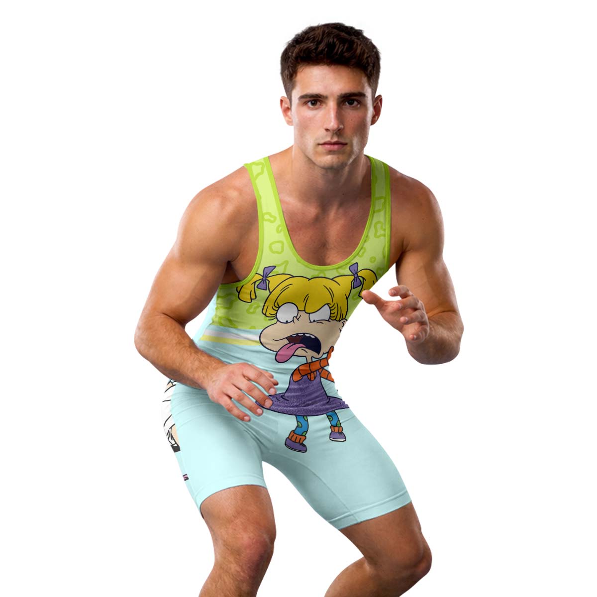 Rugrats Angelica And Tommy Wrestling Singlet