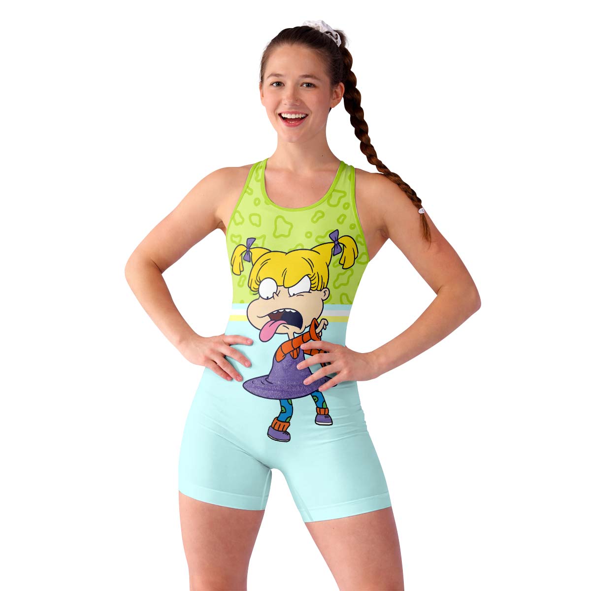 Rugrats Angelica And Tommy Wrestling Singlet