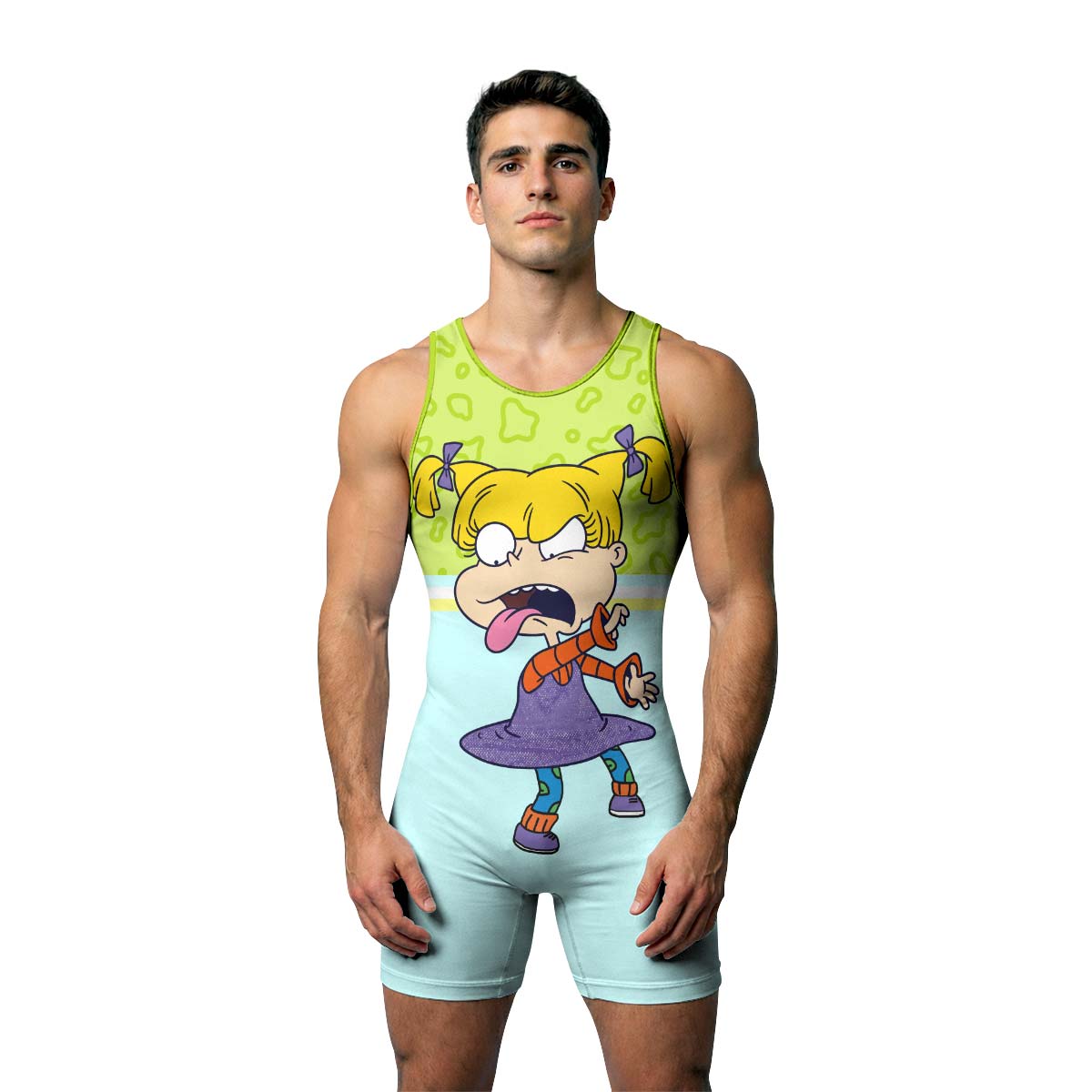 Rugrats Angelica And Tommy Wrestling Singlet