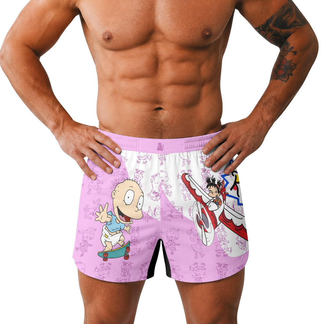 Rugrats Kimi And Tommy Grappling Shorts