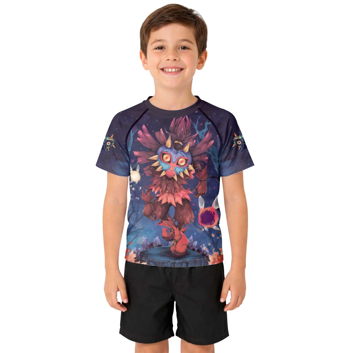  Skull Kid Majora's Mask Kid Rash Guard