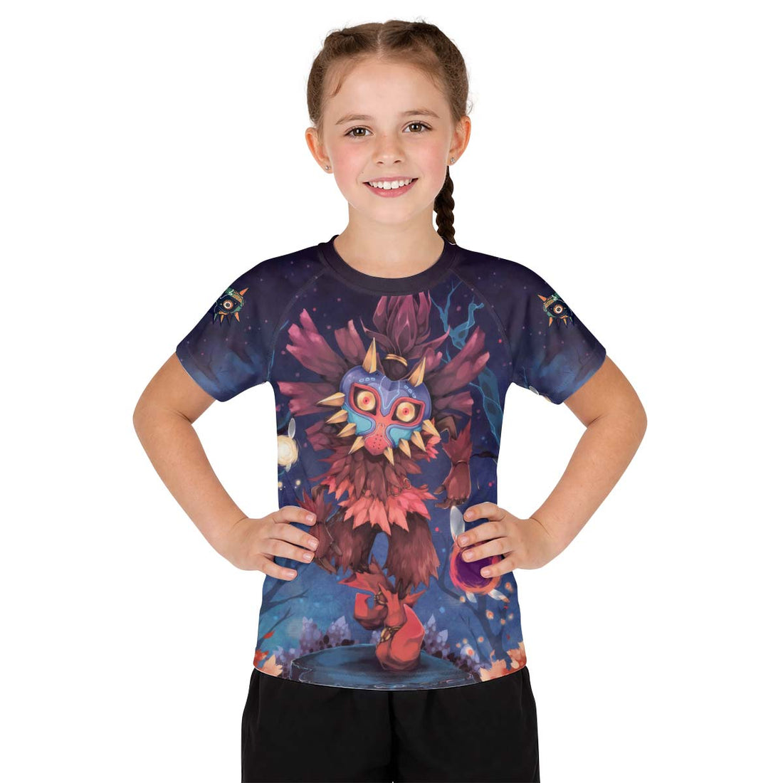  Skull Kid Majora's Mask Kid Rash Guard