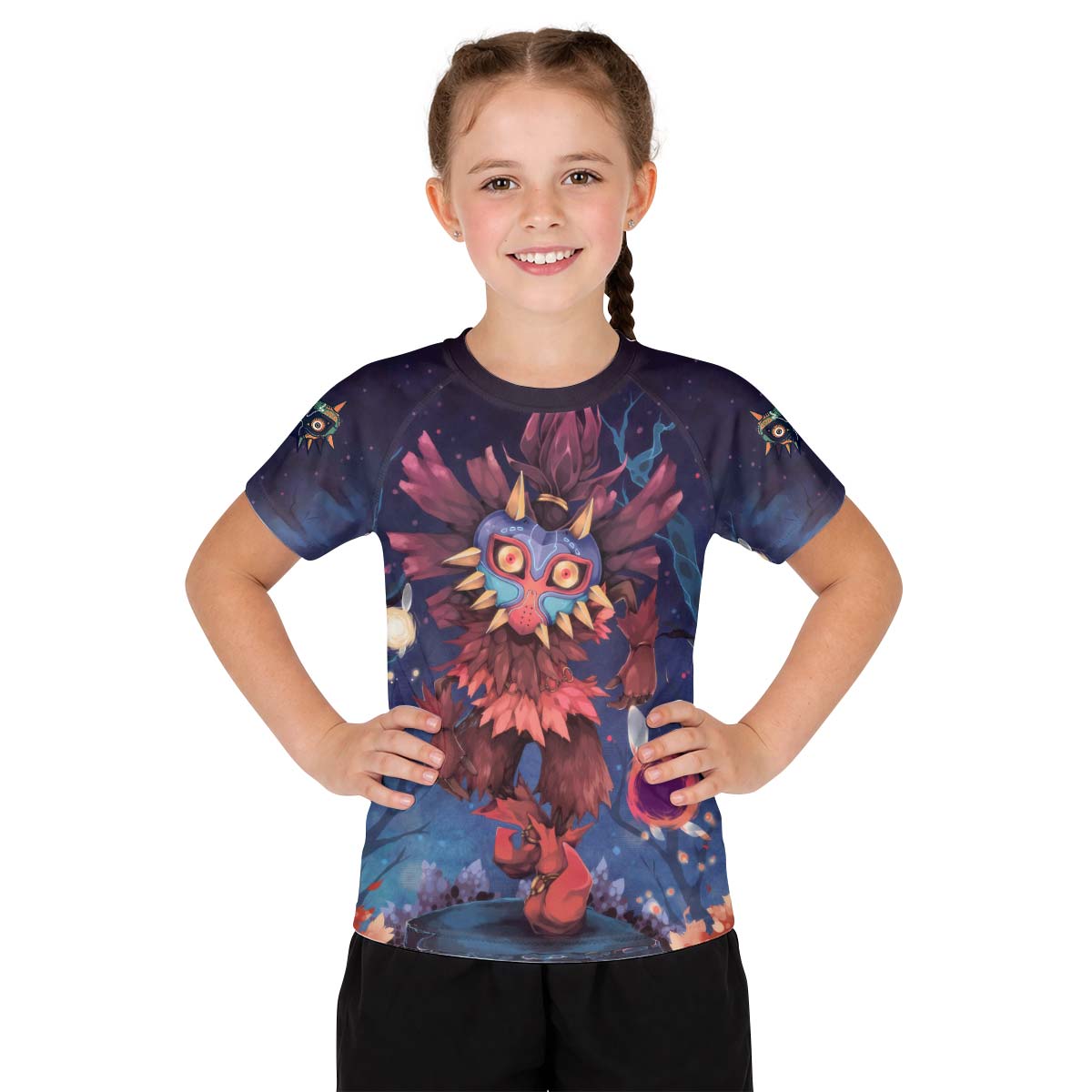  Skull Kid Majora's Mask Kid Rash Guard