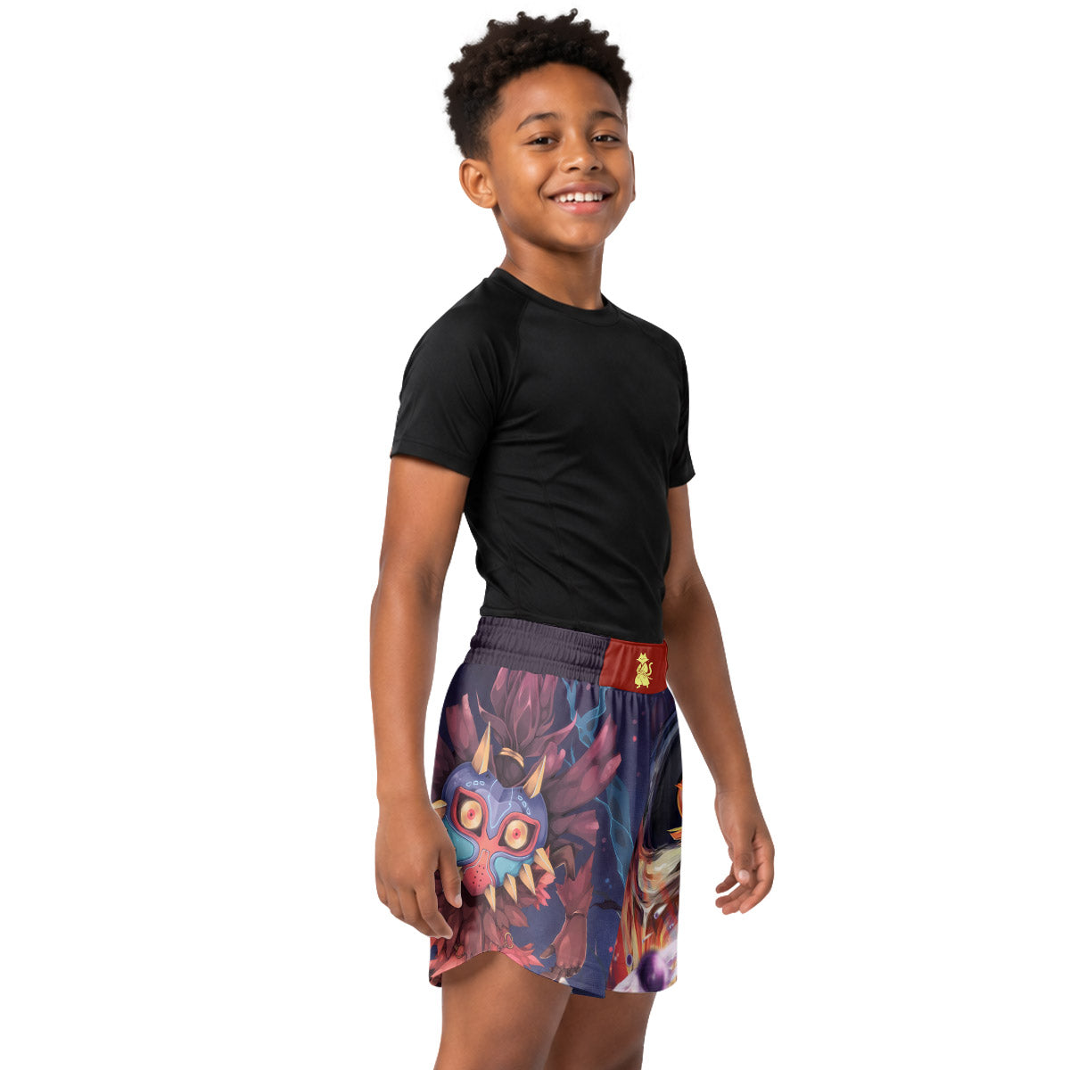 Skull Kid Majora's Mask Kids Grappling Shorts