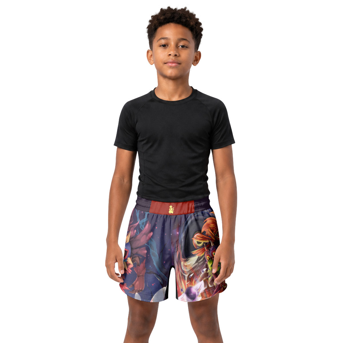 Skull Kid Majora's Mask Kids Grappling Shorts