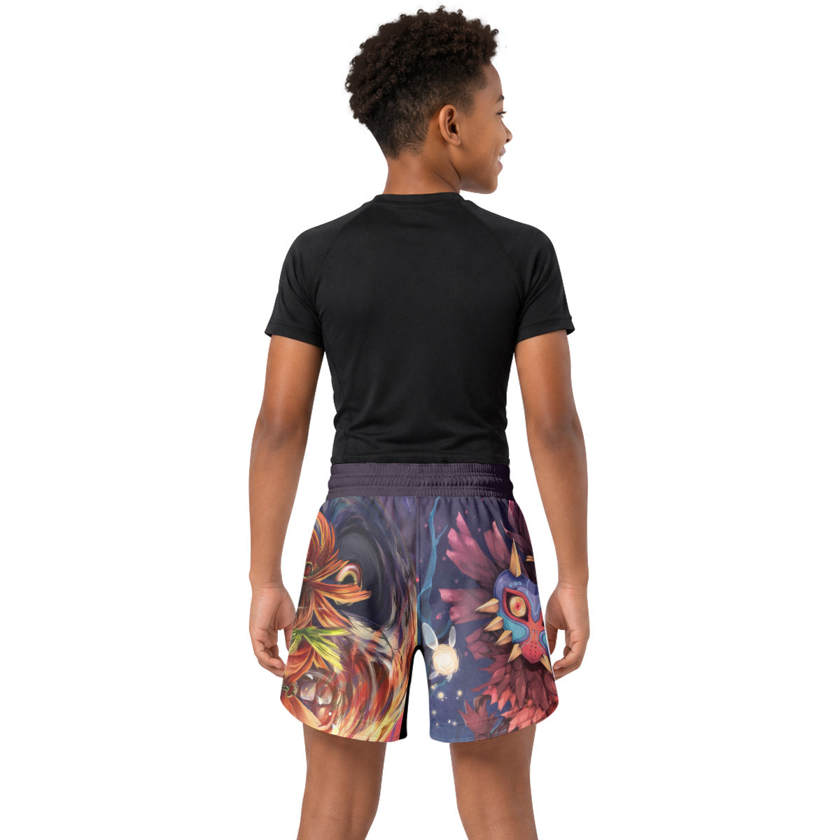 Skull Kid Majora's Mask Kids Grappling Shorts