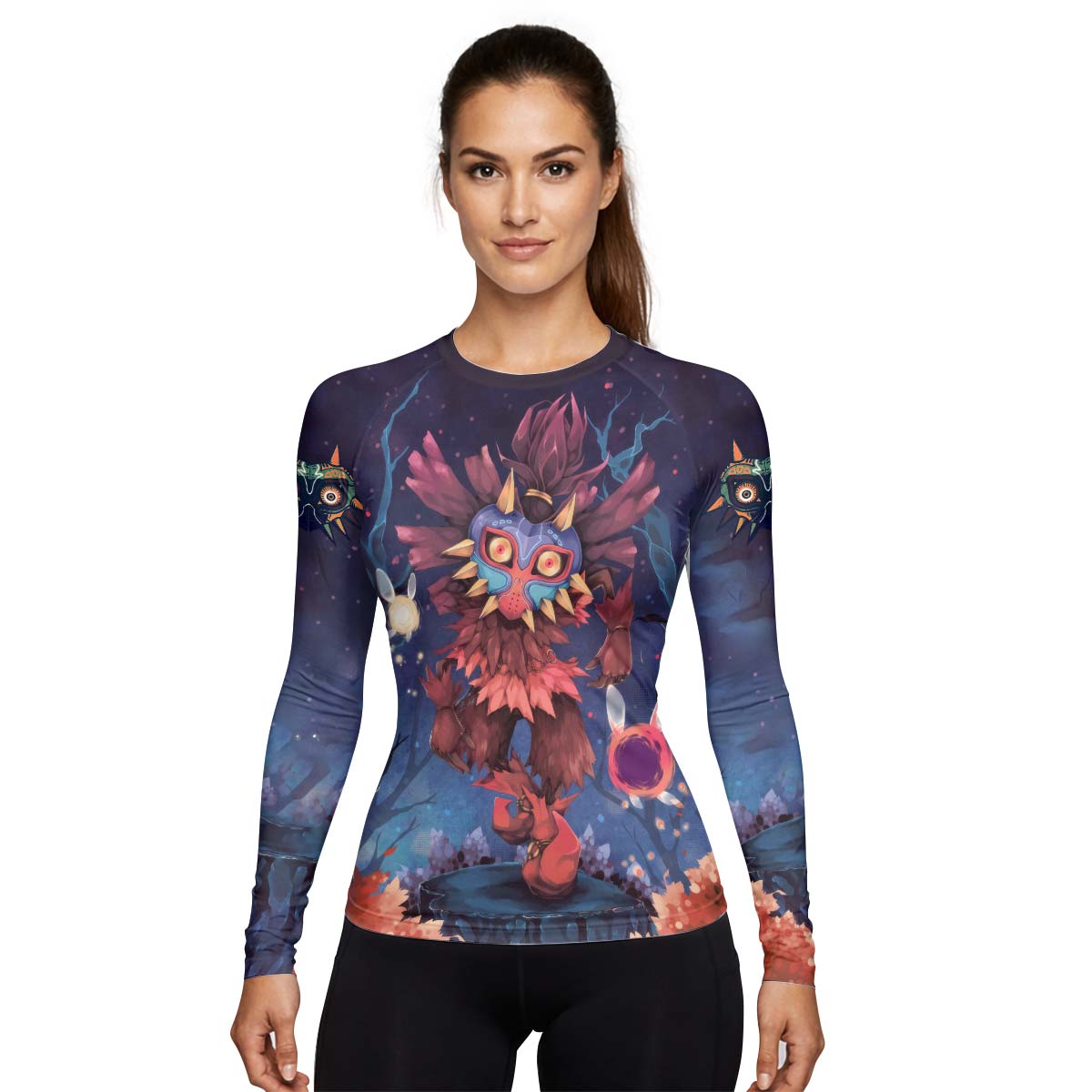  Skull Kid Majora's Mask Rash Guard