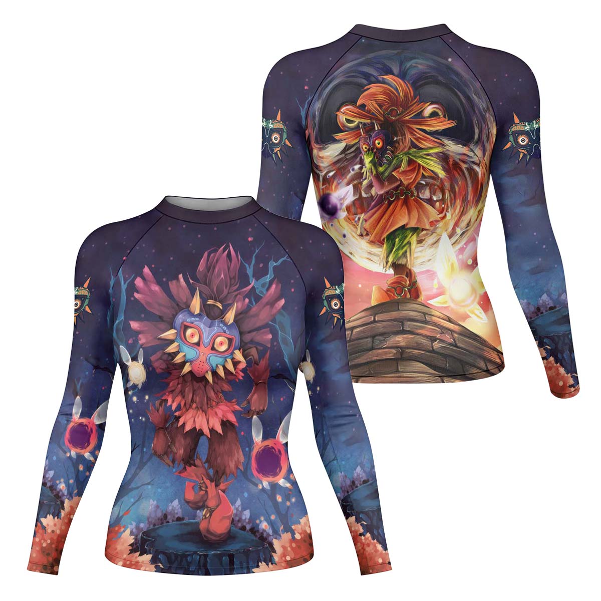  Skull Kid Majora's Mask Rash Guard