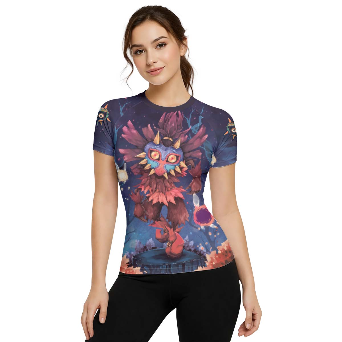  Skull Kid Majora's Mask Rash Guard