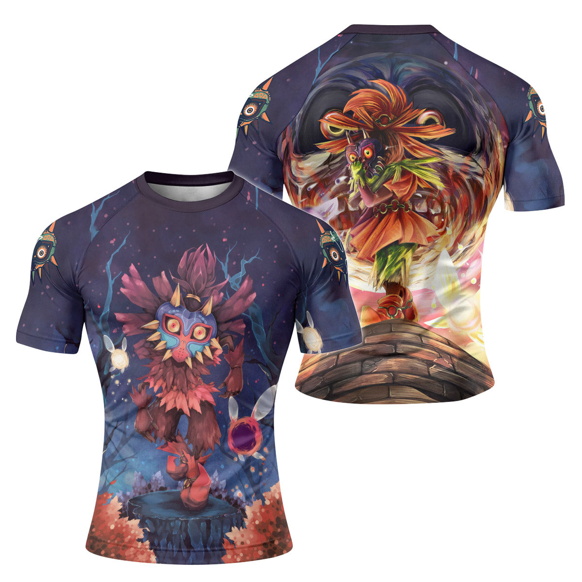  Skull Kid Majora's Mask Rash Guard