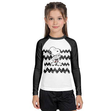 Snoopy Brazilian Jiu Jitsu Kid Rash Guard