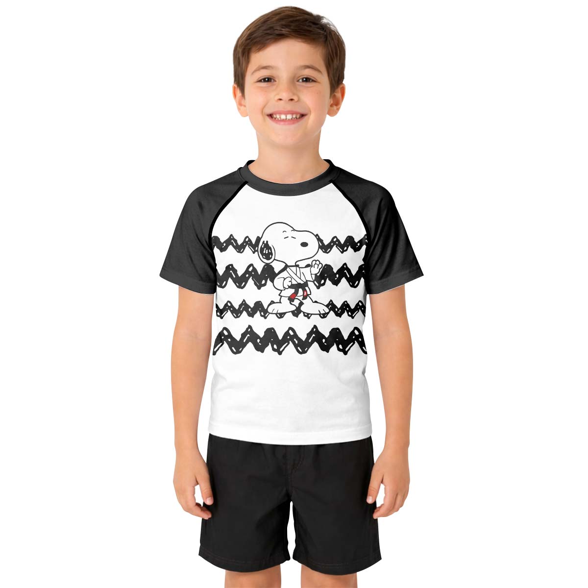 Snoopy Brazilian Jiu Jitsu Kid Rash Guard