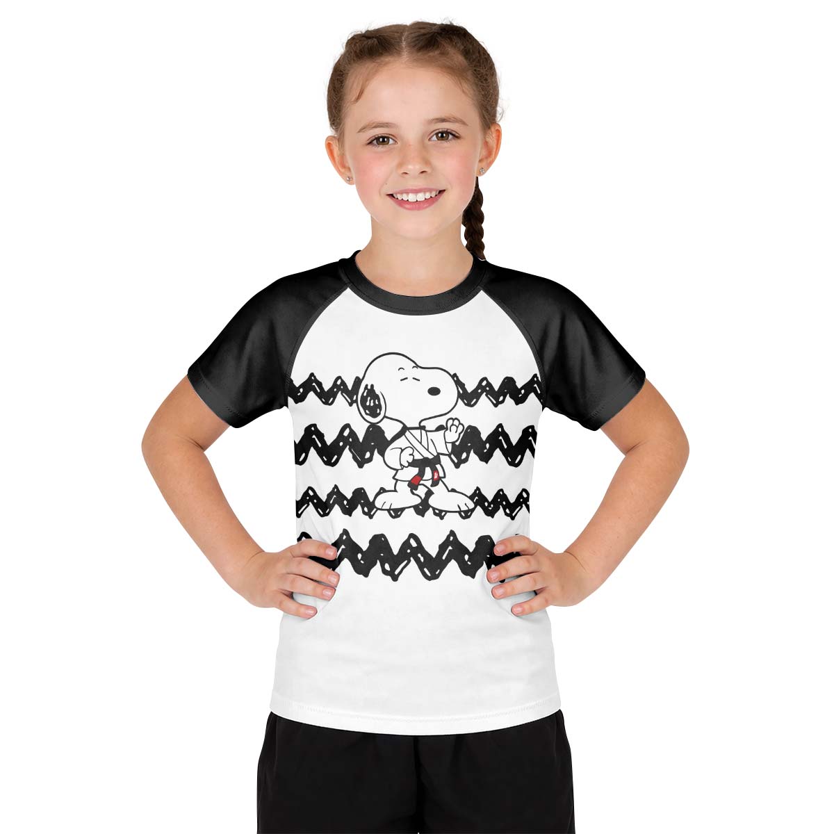 Snoopy Brazilian Jiu Jitsu Kid Rash Guard