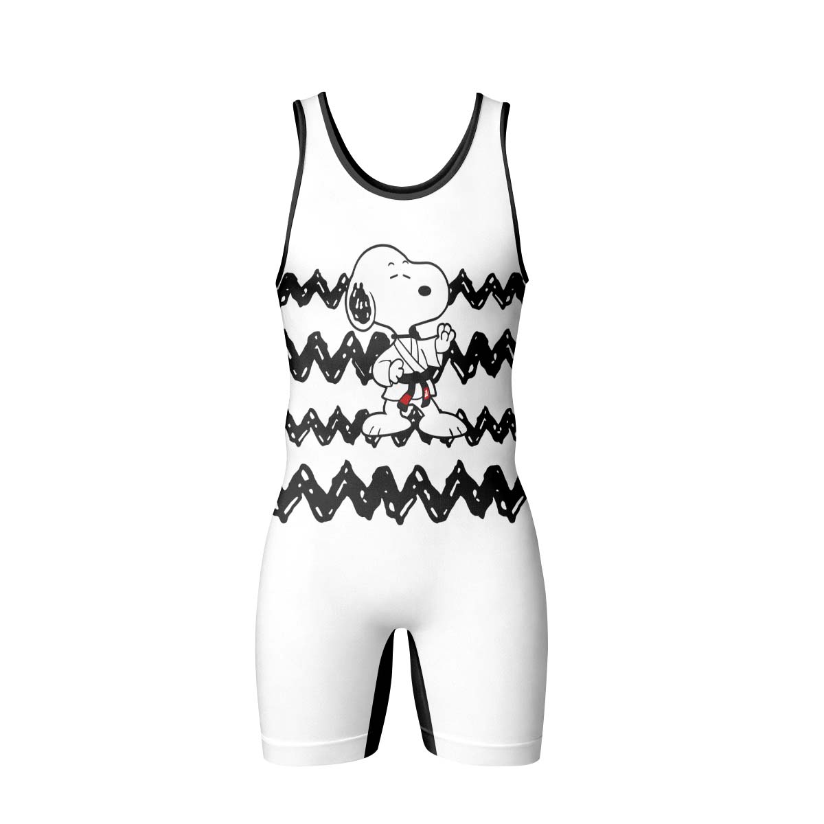 Snoopy Brazilian Jiu Jitsu Wrestling Singlet