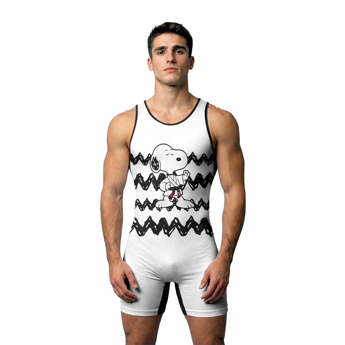 Snoopy Brazilian Jiu Jitsu Wrestling Singlet