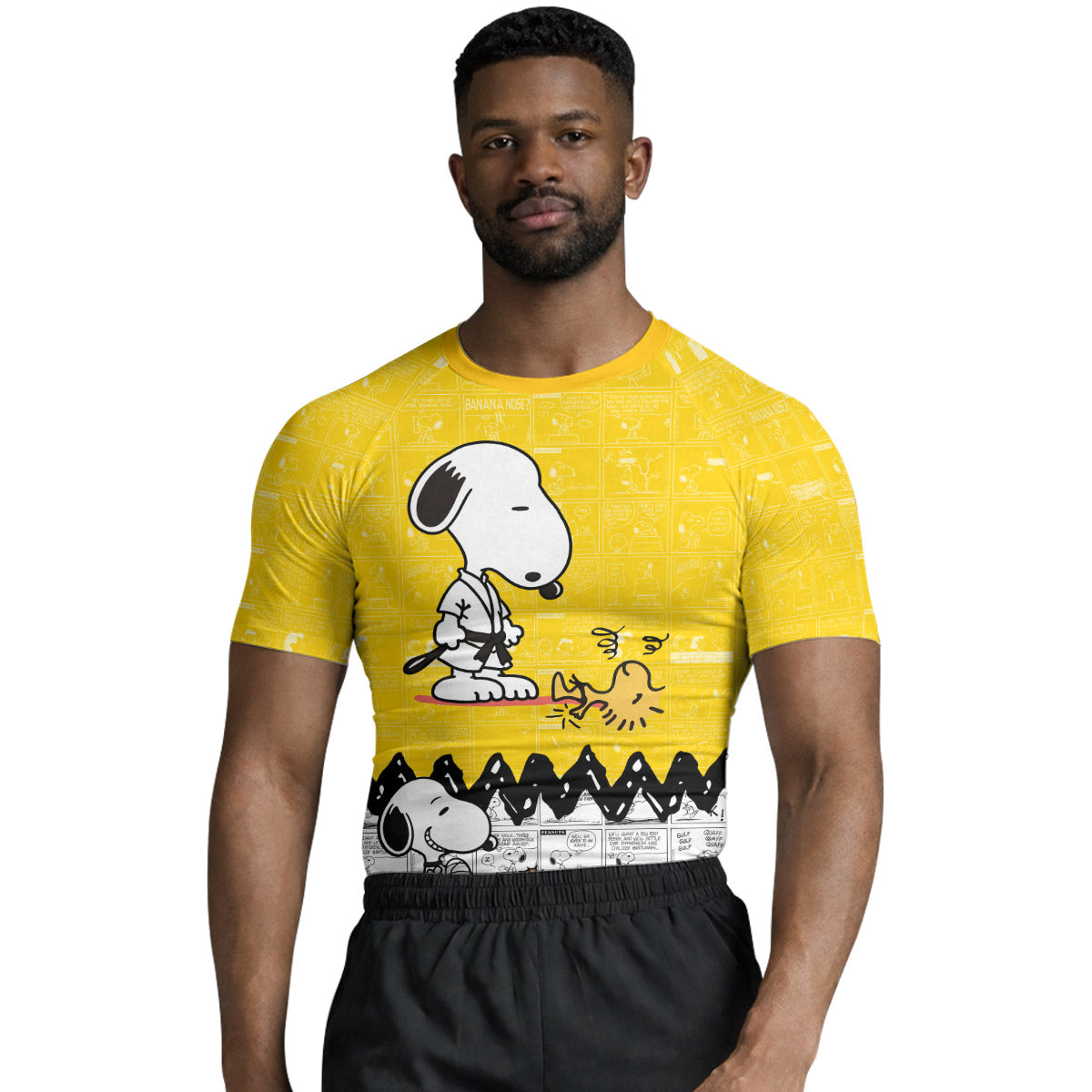 Snoopy Master BJJ Rash Guard