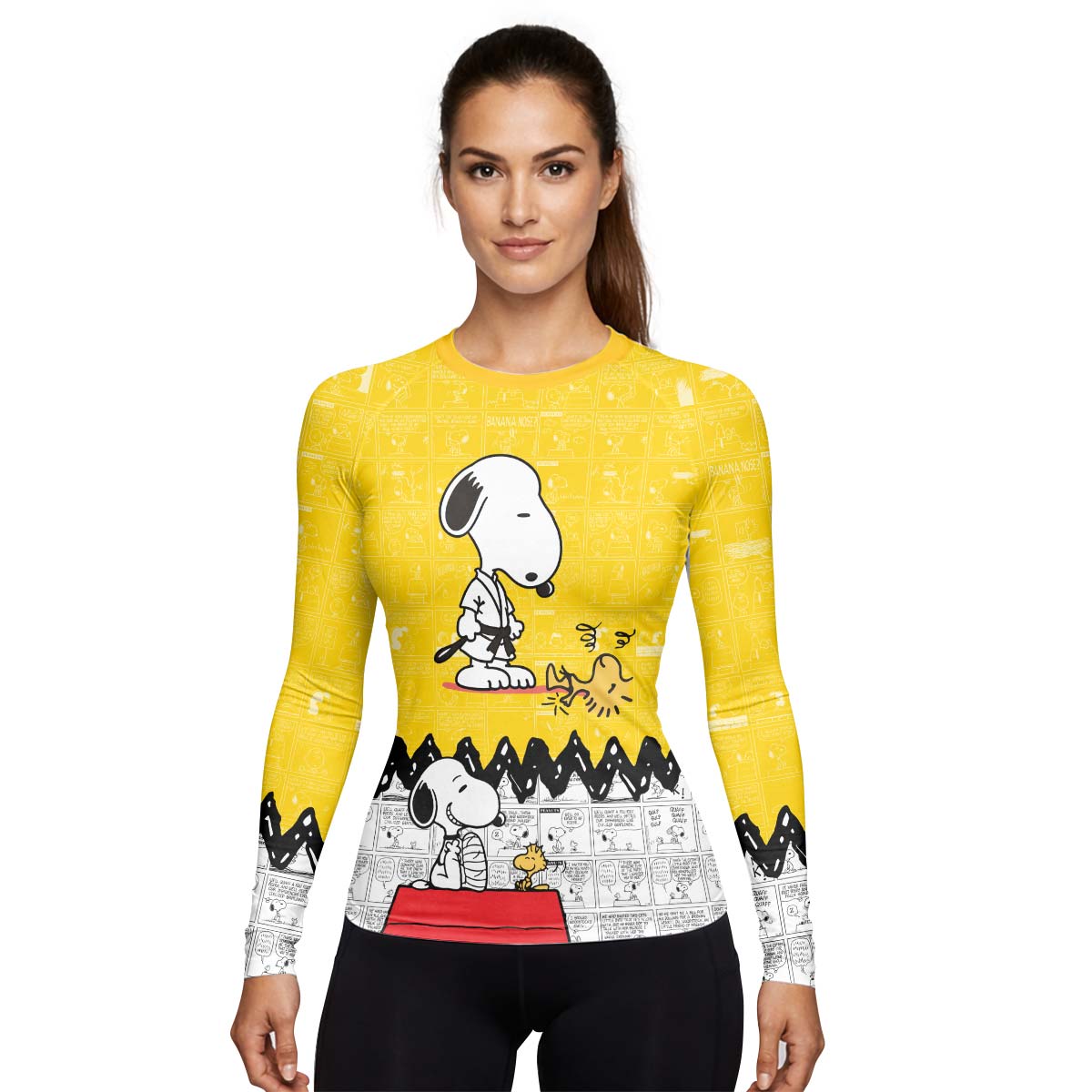 Snoopy Master BJJ Rash Guard