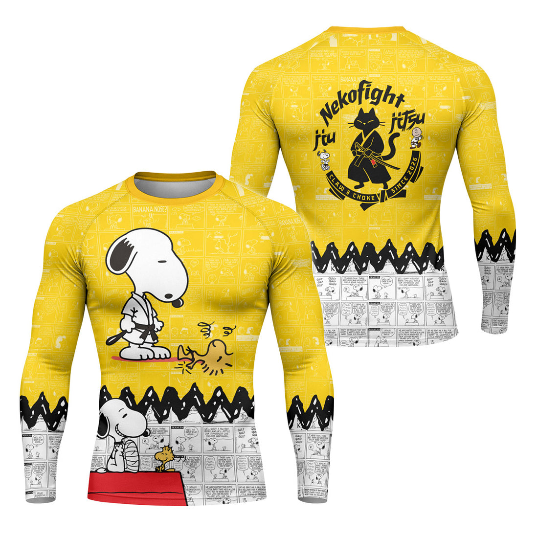 Snoopy Master BJJ Rash Guard