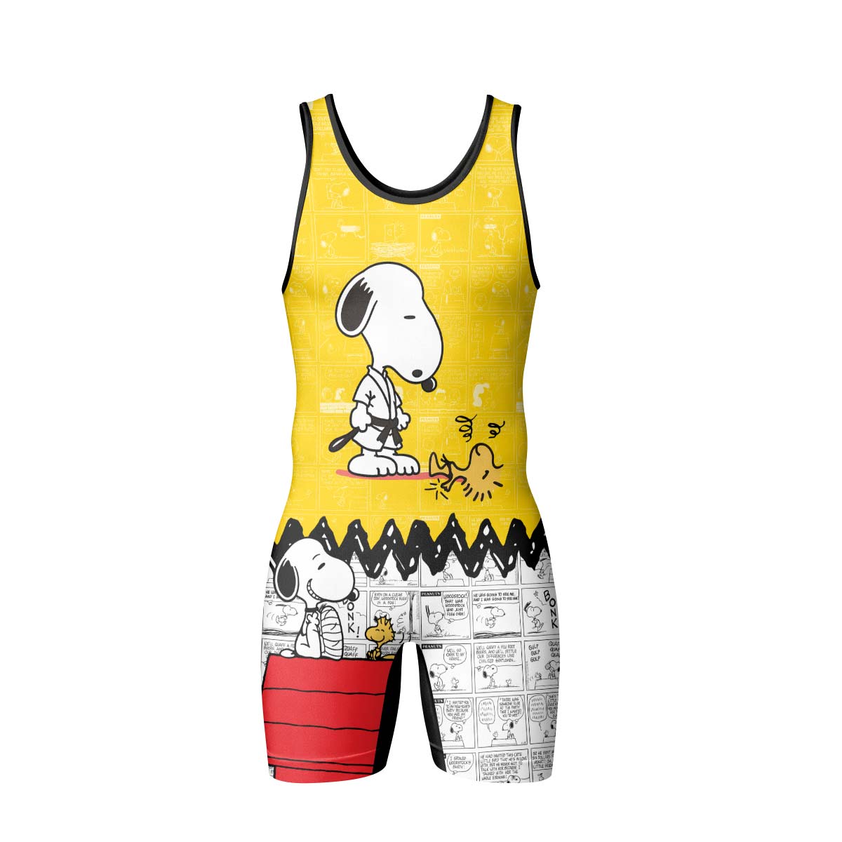 Snoopy Master BJJ Wrestling Singlet