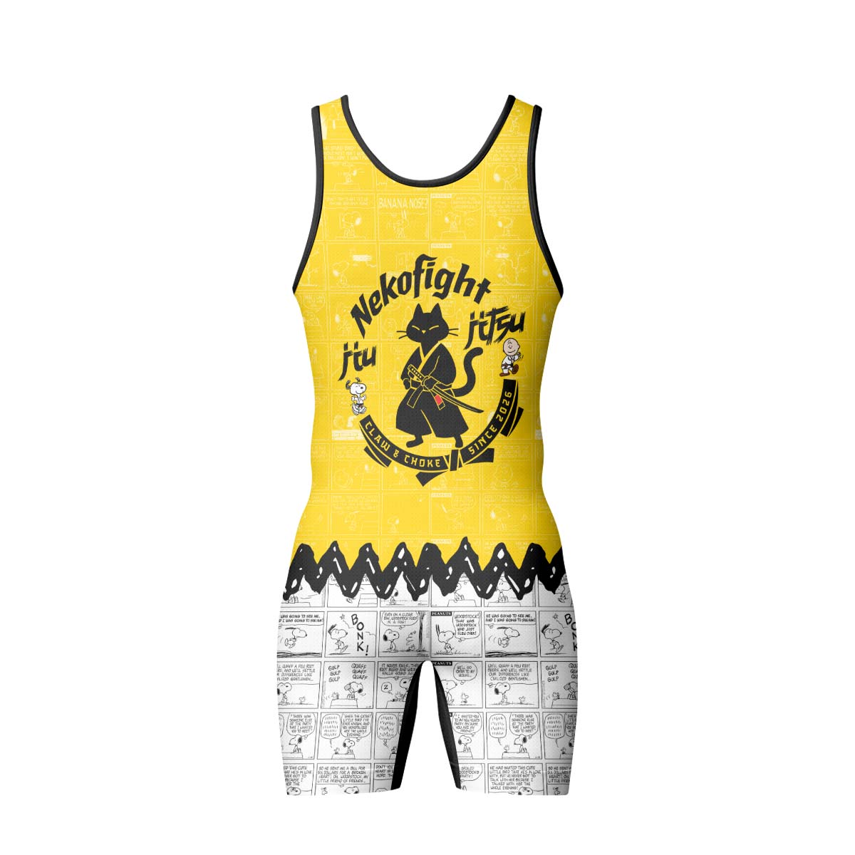 Snoopy Master BJJ Wrestling Singlet