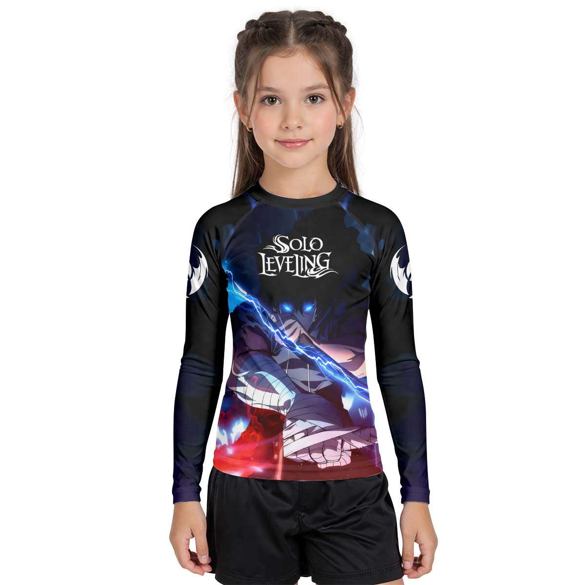  Solo Leveling Kid Rash Guard