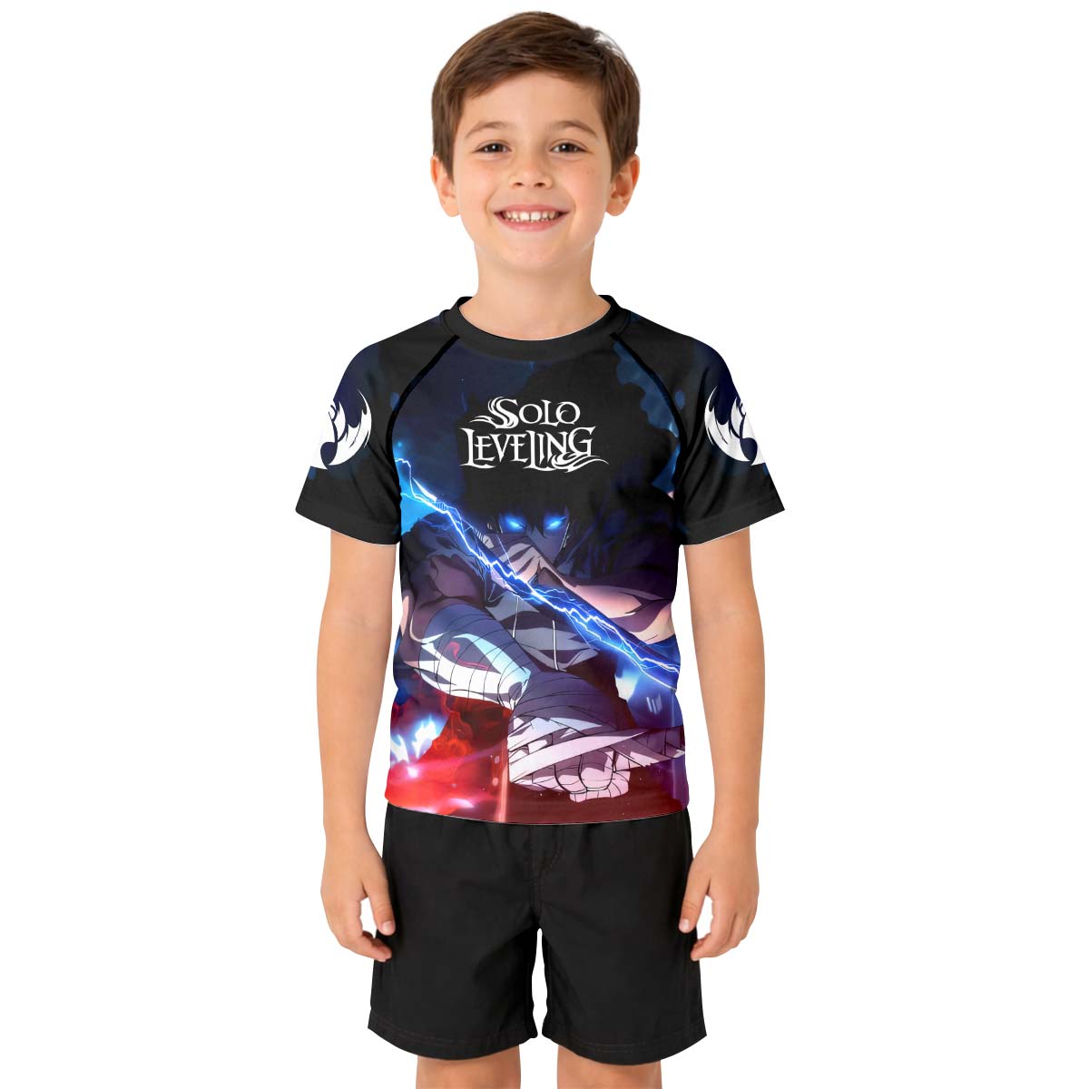  Solo Leveling Kid Rash Guard