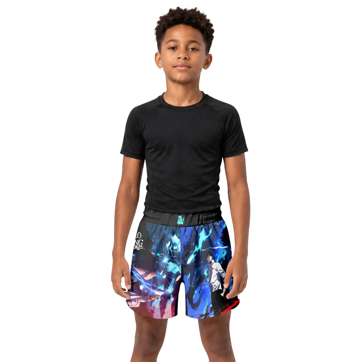 Solo Leveling Kids Grappling Shorts