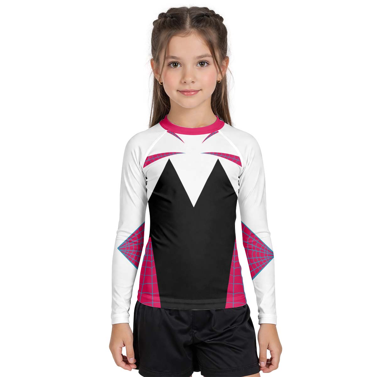 Spider Gwen Kids Rash Guard