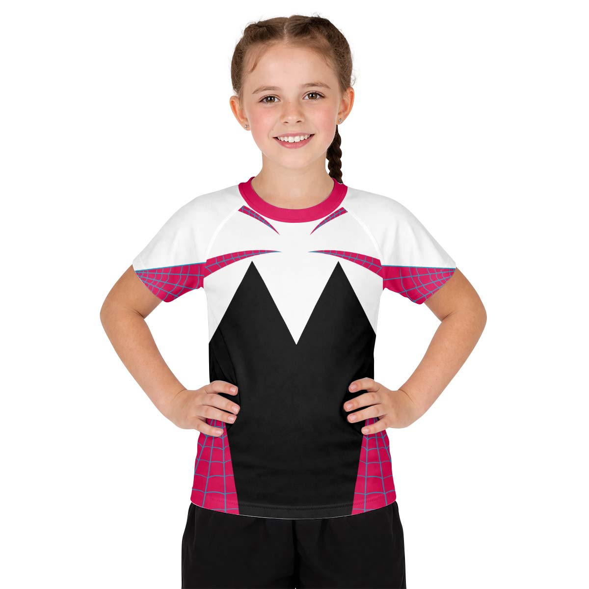 Spider Gwen Kids Rash Guard