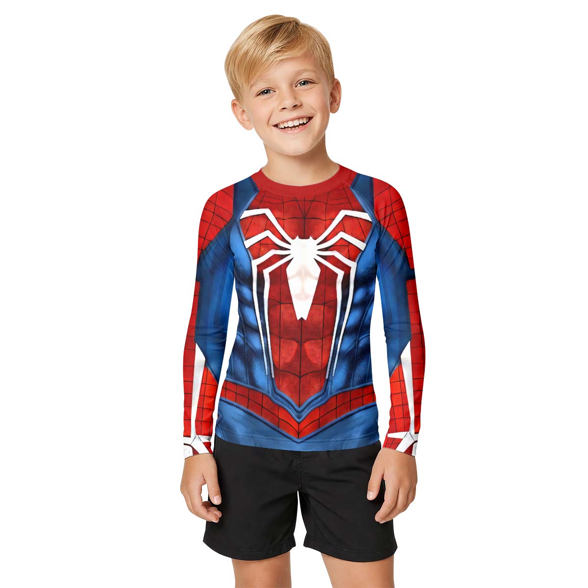 Spider Man Advanced Suit Kid Rash Guard