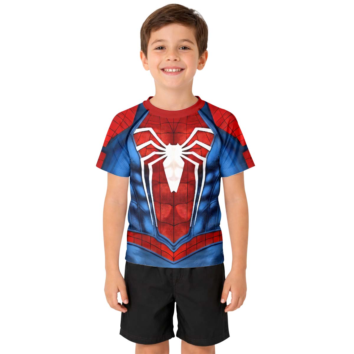 Spider Man Advanced Suit Kid Rash Guard