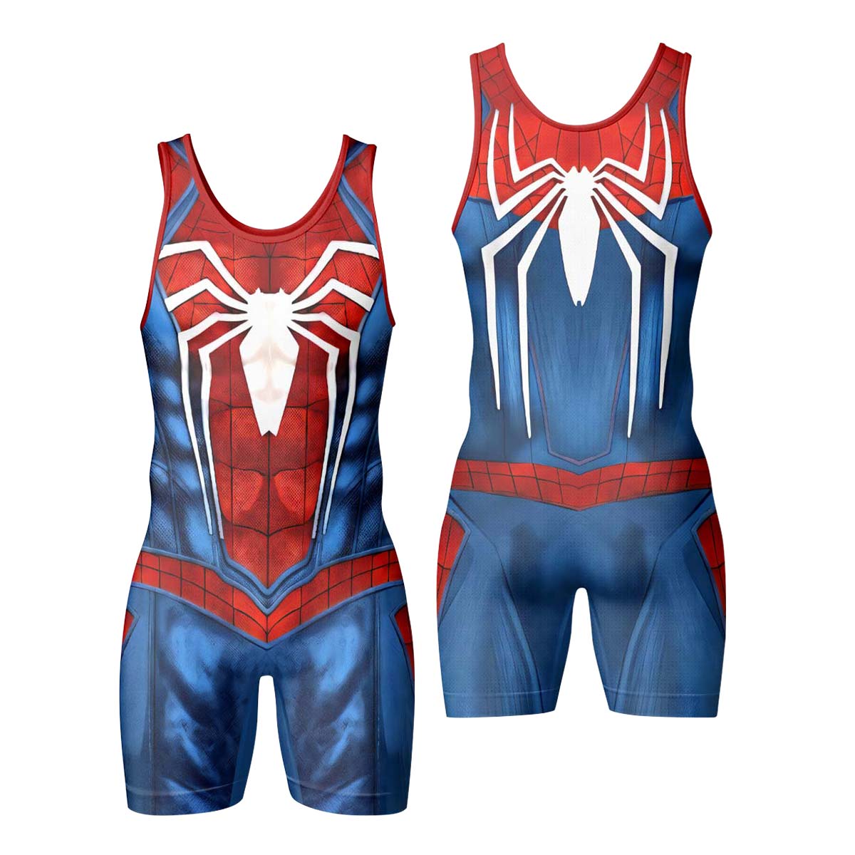Spider Man Advanced Suit Wrestling Singlet