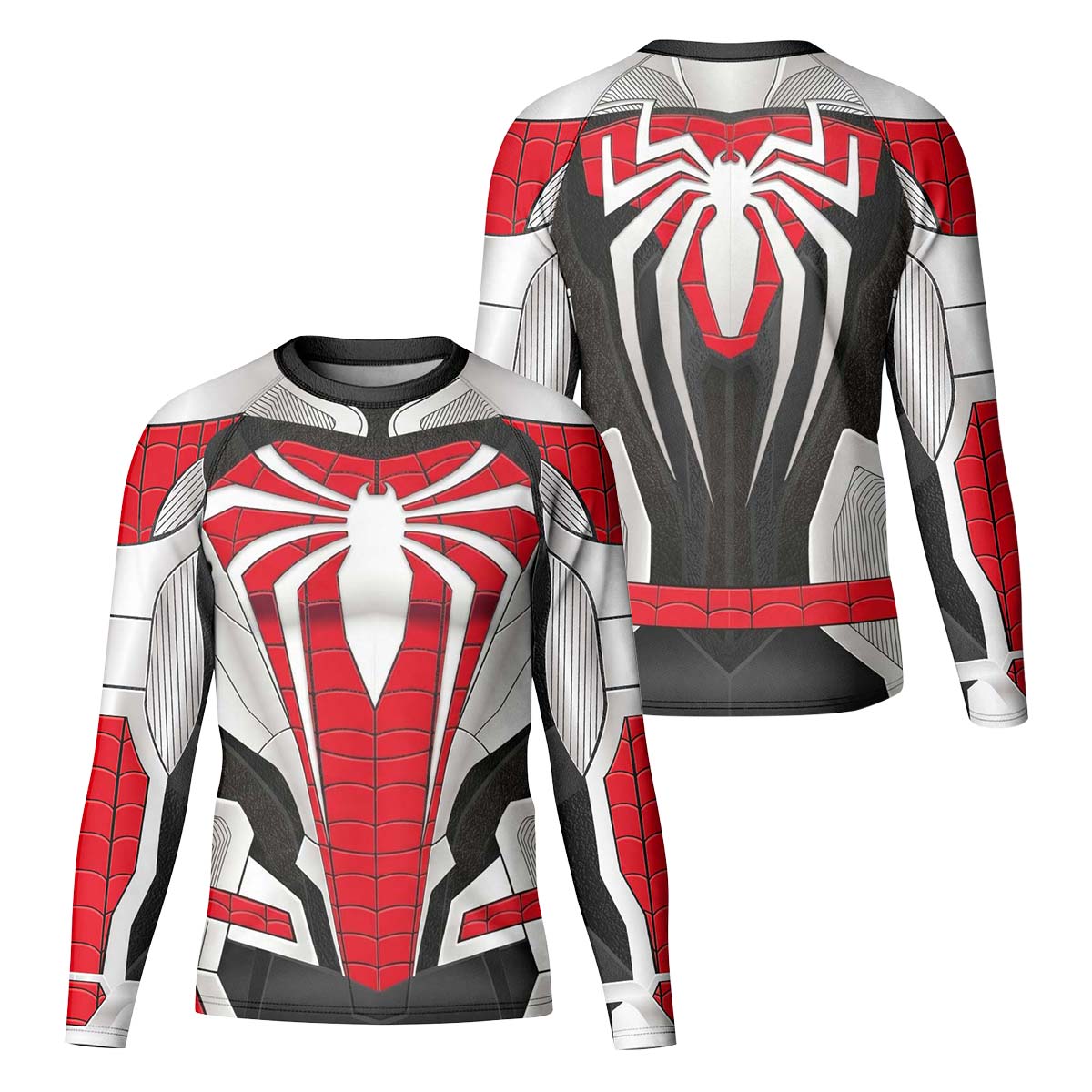 Spider Man Armored Advanced Suit Kid Rash Guard