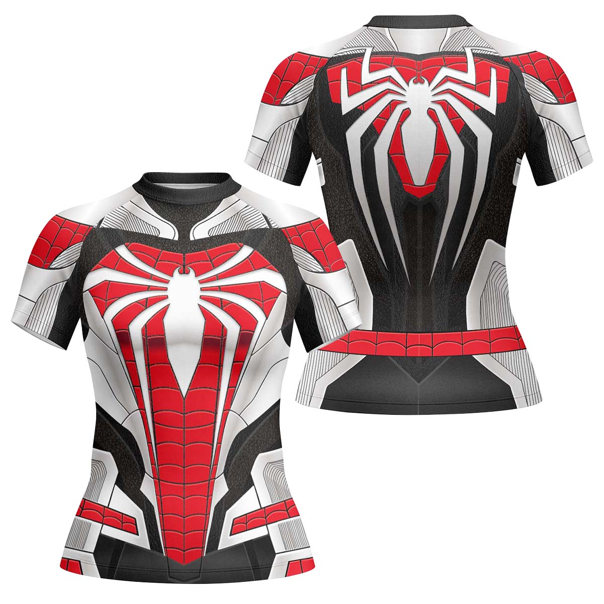 Spider Man Armored Advanced Suit Rash Guard
