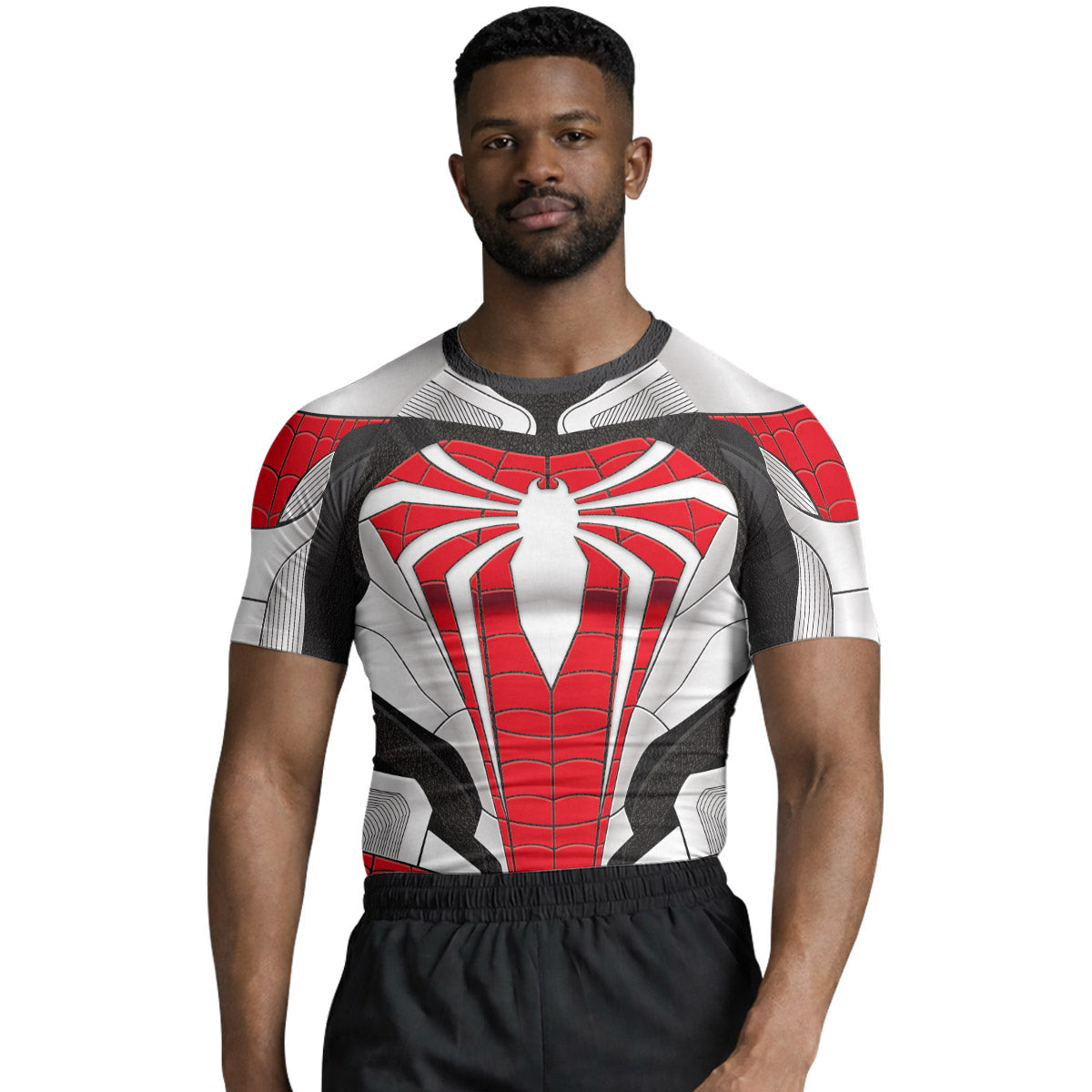 Spider Man Armored Advanced Suit Rash Guard
