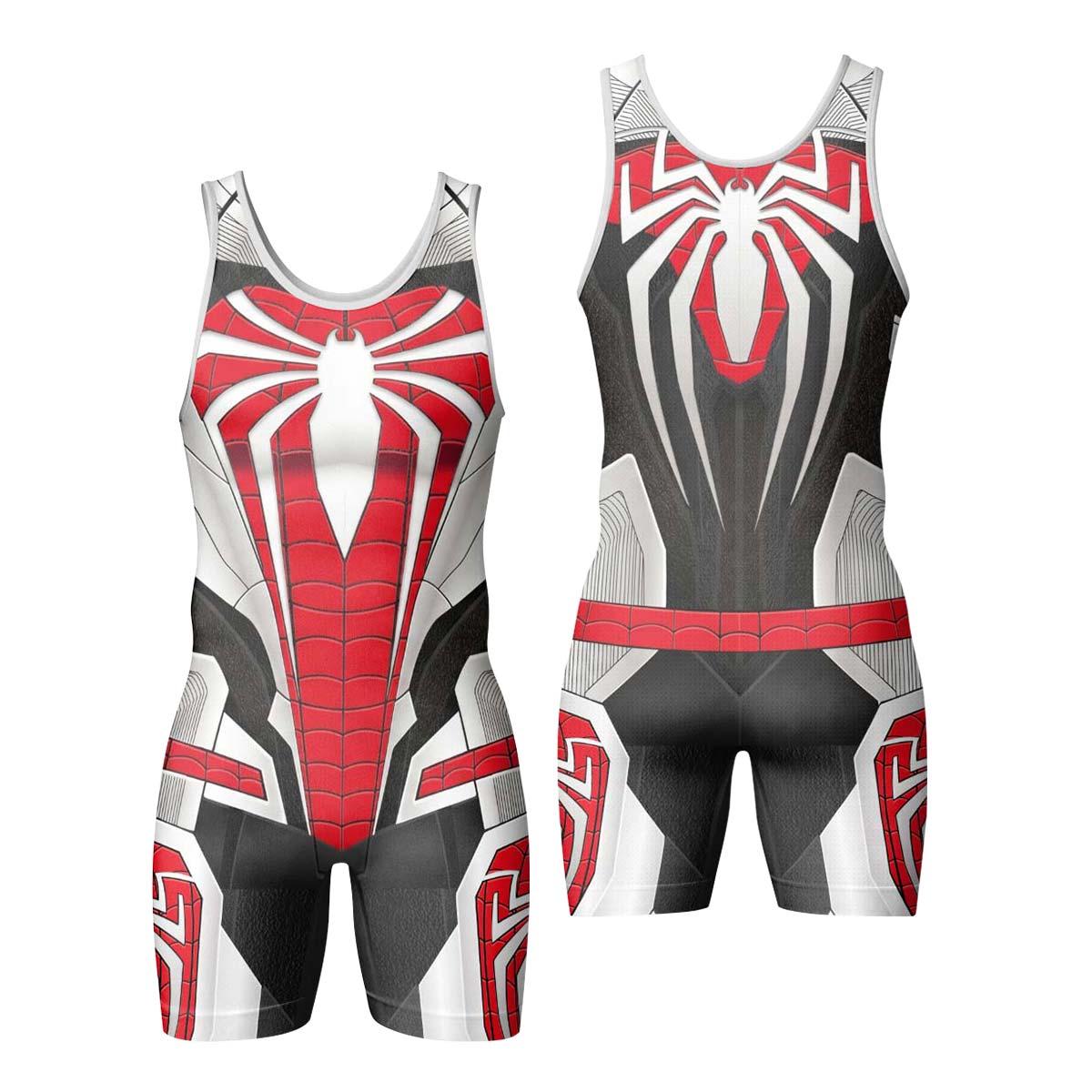 Spider Man Armored Advanced Suit Wrestling Singlet