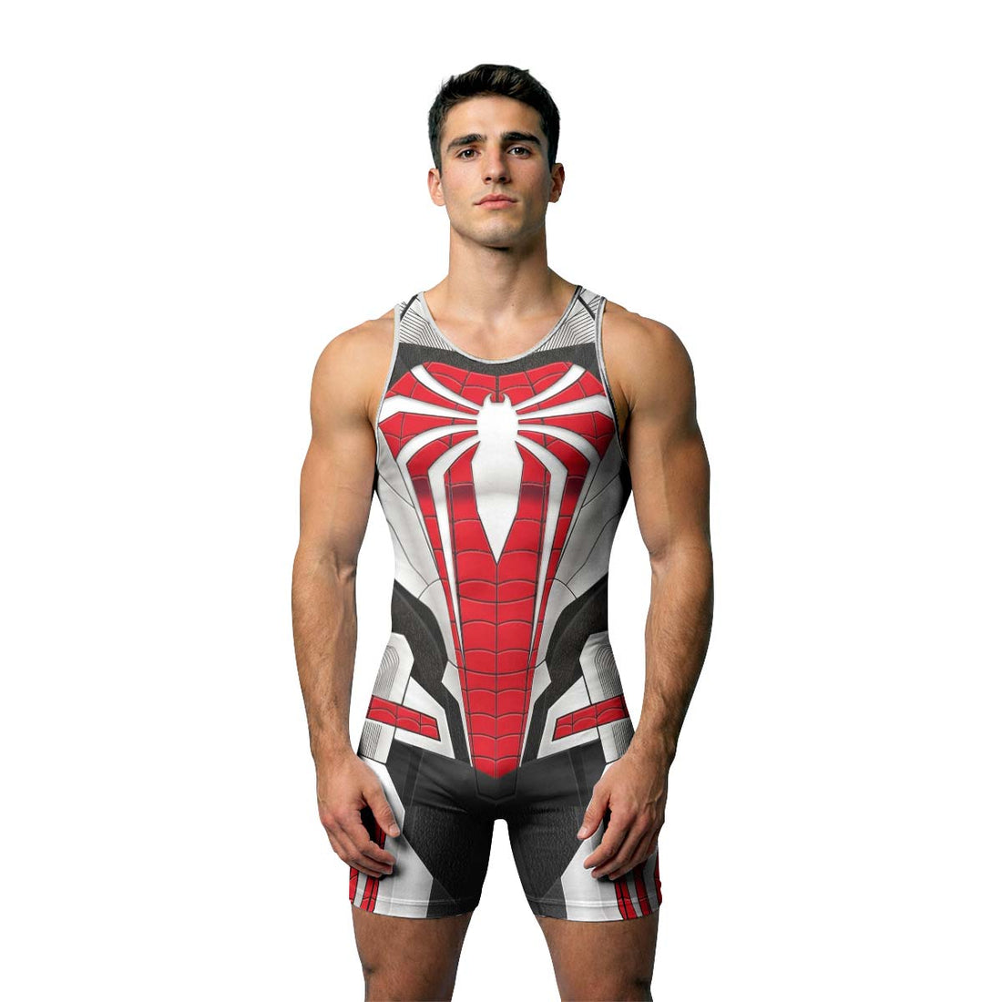 Spider Man Armored Advanced Suit Wrestling Singlet