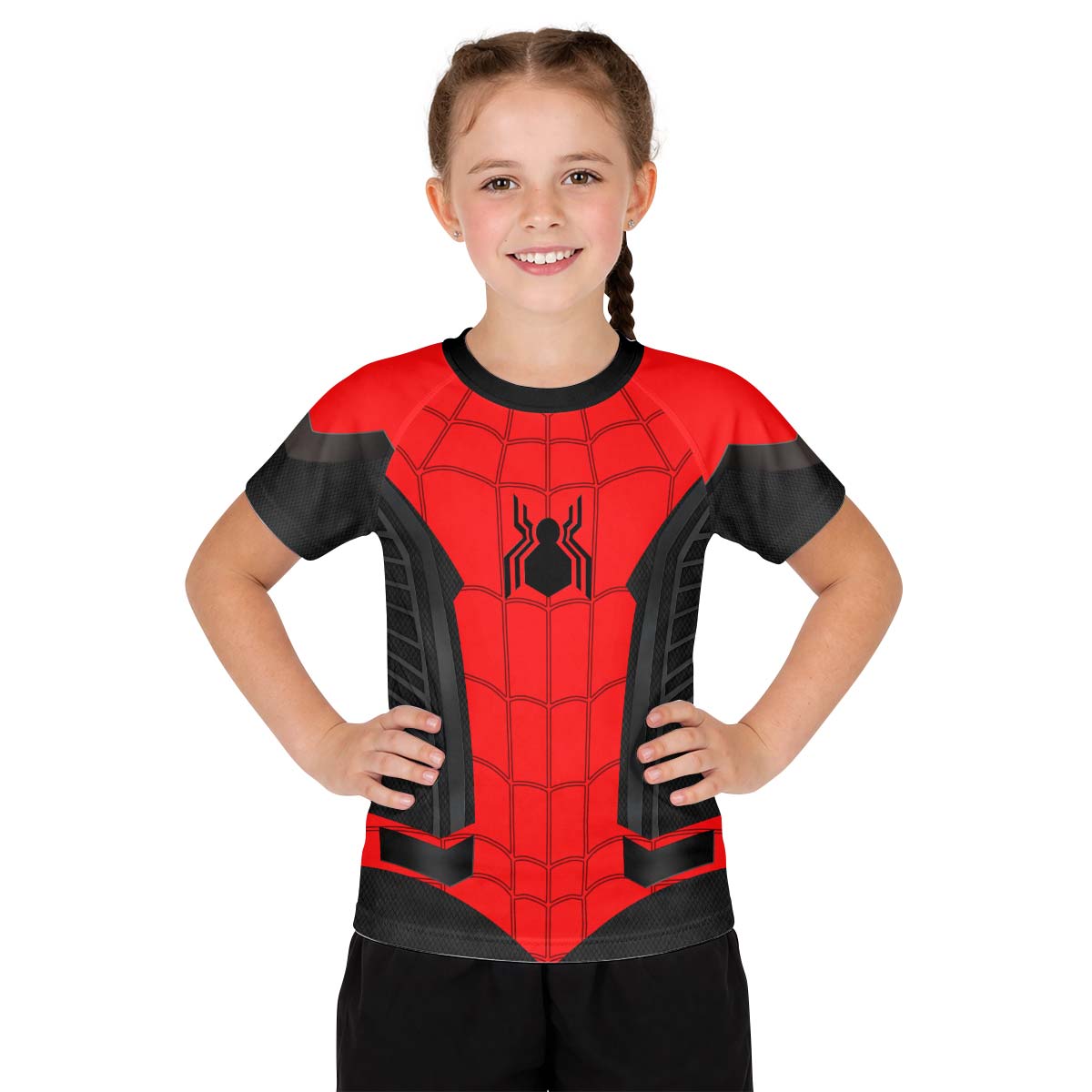 Spider Man BJJ Cosplay Kid Rash Guard