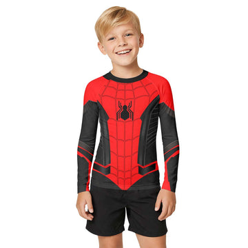 Spider Man BJJ Cosplay Kid Rash Guard