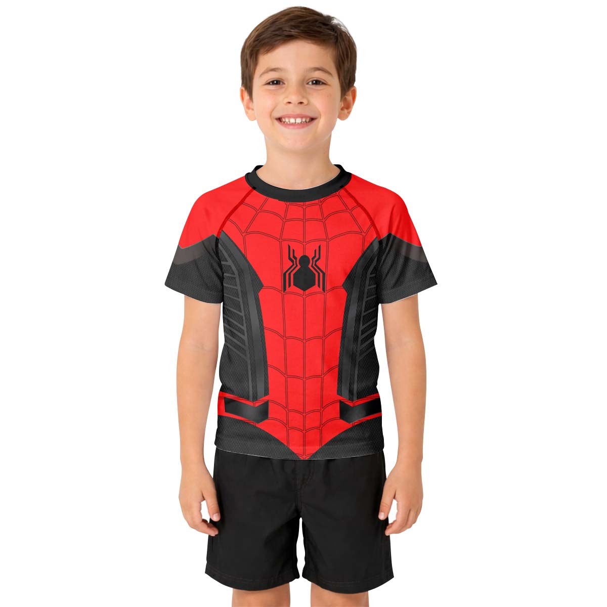 Spider Man BJJ Cosplay Kid Rash Guard
