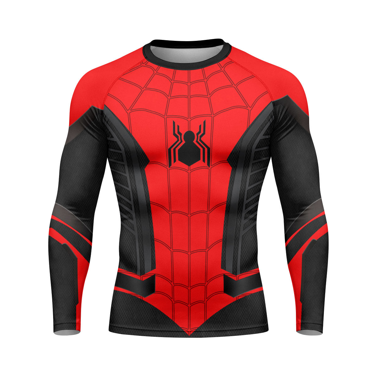 Spider Rash Guard Spider Man BJJ Cosplay Rash Guard – Athletic Compression Shirt – NekoFight
